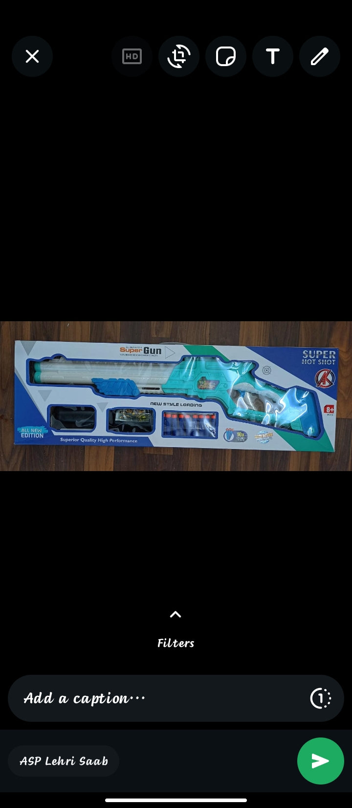 Super Gun Dart Blaster, 10 Bullet/Darts, Super Hot Shot, Outdoor Toys for 8 Year Old Boys & Girls